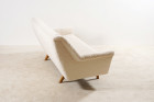 canapé courbé danois vintage design laine 1960 scandinave