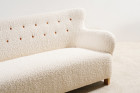 sofa danish scandinavian vintage hansen lassen wool 1940