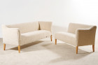 corner sectional sofa danish scandinavian wool design 1950