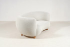 sofa curved banana danish scandinavian misia design 1940