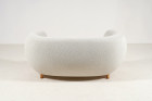 sofa curved banana danish scandinavian misia design 1940