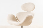 paulin artifort big tulip f551 armchair wool design france
