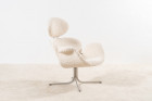 paulin artifort big tulip f551 fauteuil laine design france