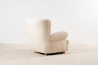 danish armchair design scandinavian wool bouclé 1940 chair