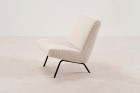 joseph andré motte steiner 743 easy chair wool france 1950