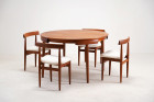 hans olsen frem rolje rondette dining table teak danish 1960