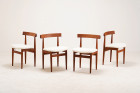 hans olsen frem rolje rondette dining table teak danish 1960