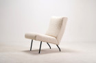louis paolozzi zol easy chair concerto wool france 1950 1960