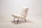 louis paolozzi zol easy chair concerto wool france 1950 1960