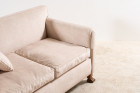 sofa settee canapé art déco france design moreux 1930 beige