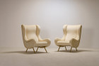 marco zanuso arflex armchair senior 720 italy mohair 1950
