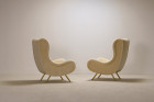 marco zanuso arflex armchair senior 720 italy mohair 1950