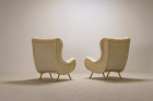 marco zanuso arflex armchair senior 720 italy mohair 1950