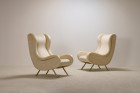 marco zanuso arflex armchair senior 720 italy mohair 1950