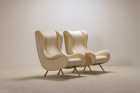 marco zanuso arflex armchair senior 720 italy mohair 1950