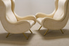 marco zanuso arflex armchair senior 720 italy mohair 1950