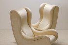 marco zanuso arflex armchair senior 720 italy mohair 1950