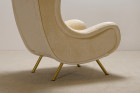 marco zanuso arflex armchair senior 720 italy mohair 1950