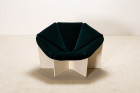 paulin artifort spider f678 chair lounge french velvet 1960