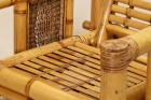 fauteuil lounge pagode bambou large Budji Layug 1970 1980