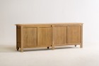 guillerme chambron maison enfilade buffet chêne vintage 1960