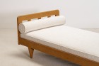guillerme chambron maison daybed oak vintage bouclé 1960