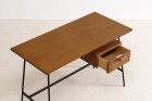 paulin thonet bureau CM178 chêne vintage design france 1960