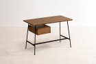 paulin thonet desk cm178 oak vintage france design 1950 1960