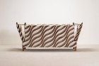 sofa adjustable zebra velvet vintage design atypical 1950